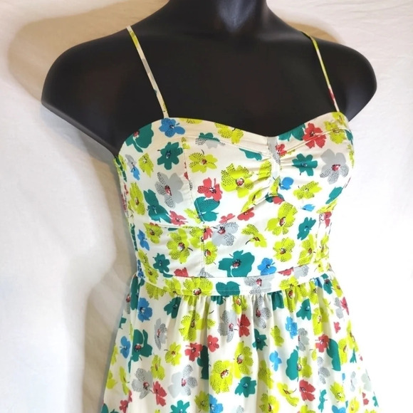 AMERICAN Eagle Bustier Floral Dress EUC ❤️ - Picture 2 of 13
